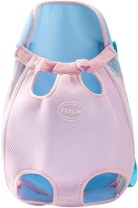 Pet Carrier Backpack, Adjustable Pet Front Cat Carrier Breathable, Easy-Fit for Traveling Hiking for Small Medium Dogs Cats (Yellow and Green Stitching, L-(Recommended Weight 7-10 Catties))