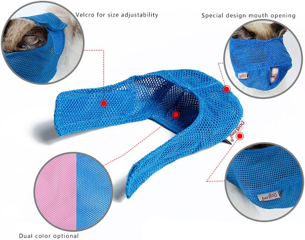 Cat Mask For Grooming Muzzle Breathable Mesh Pet Muzzle