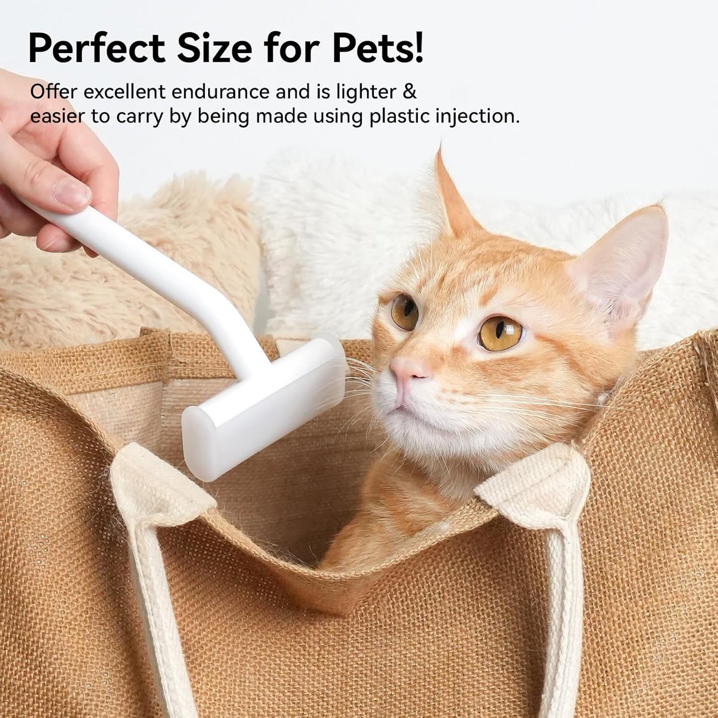 Pet Deshedding Tools for Short Haired Cats & Dogs, Dematting Deshedding Brush Cats Shedding Tool, Dog Undercoat Brush, Gently and Effectively Remove Loose Hair, Highly Deshedder Grooming Combs