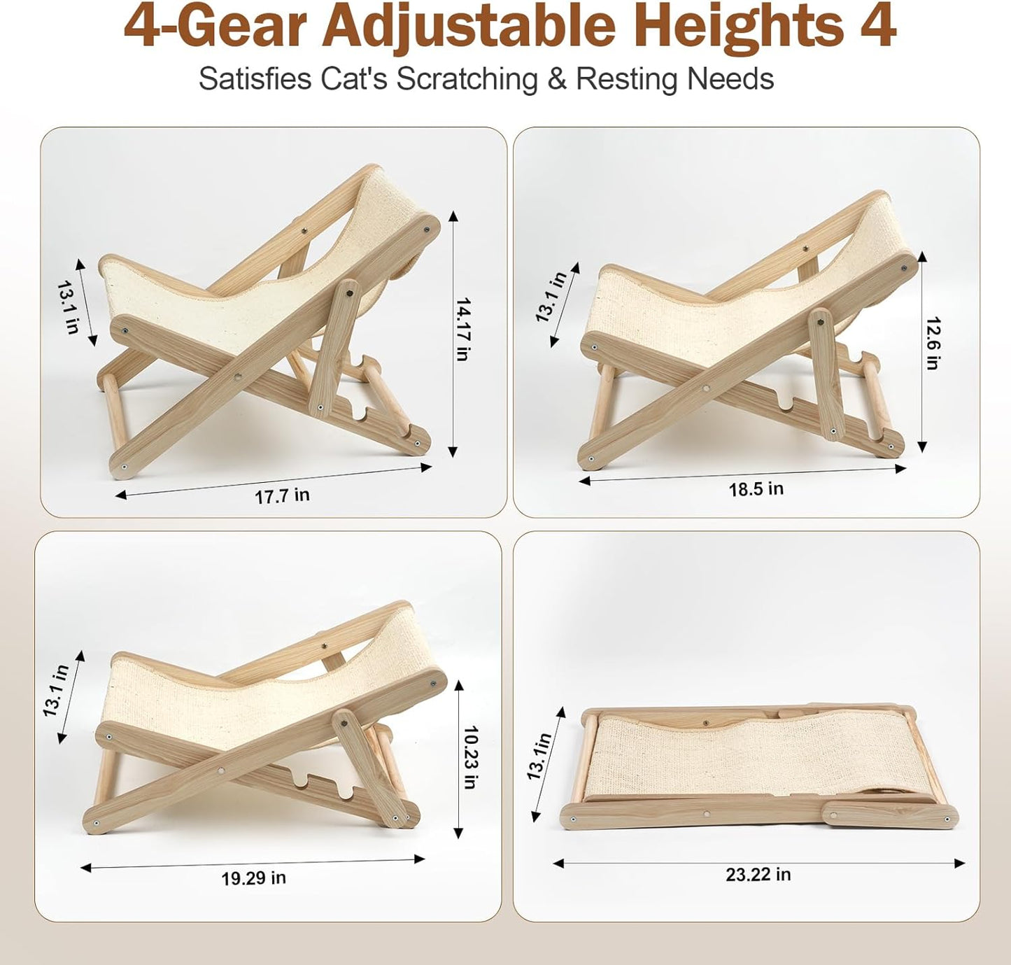 Cat Sisal Chair Rocking Chair