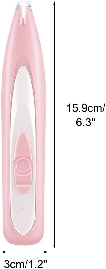 Cat Paw Fur Trimmer with LED Light Noise Less