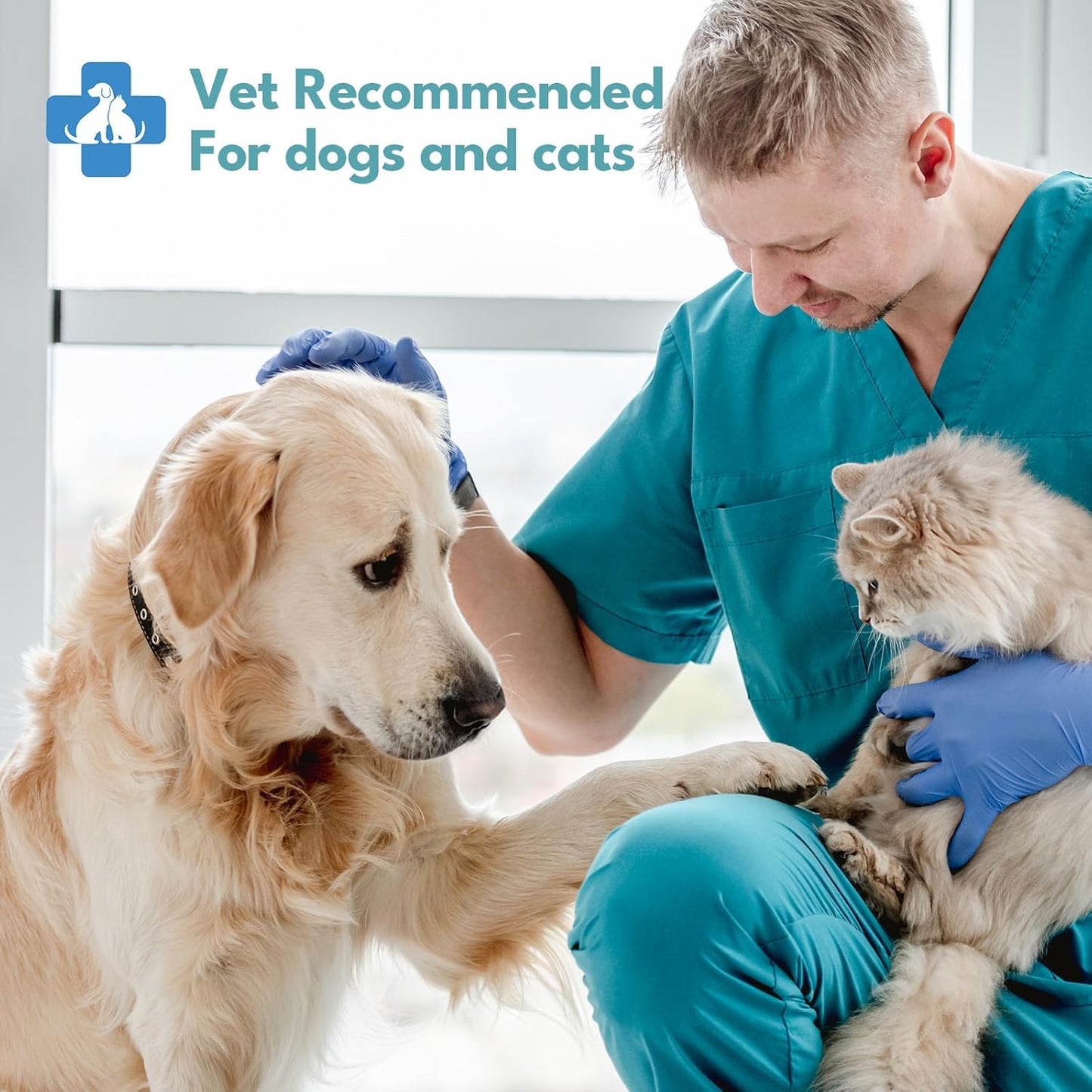 Finger Wipes  for Dogs & Cats Comfy Finger Design | 40 Count Pack