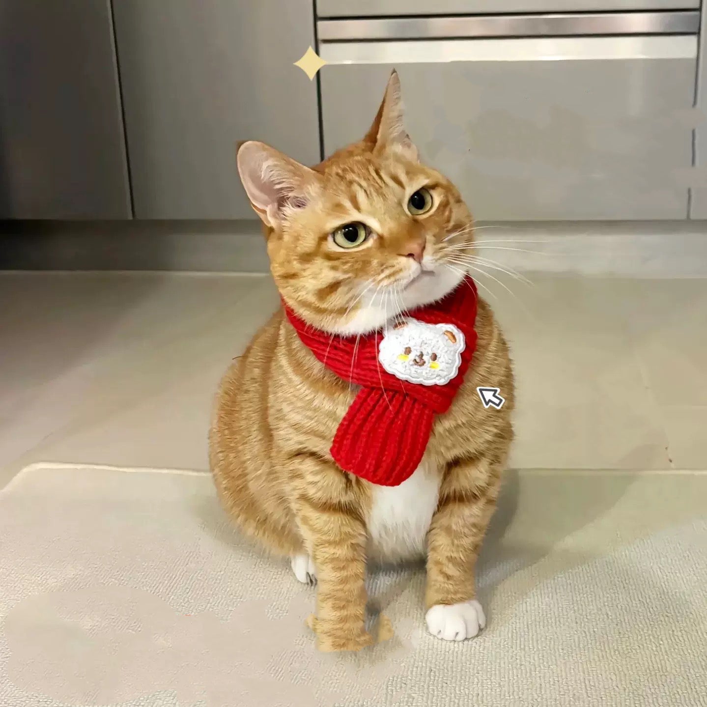 Pet Christmas Scarf New Year Warm Scarf