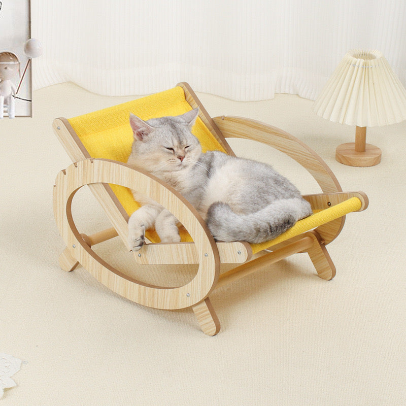 Cat & Dog Hammock Bed Pet Lounge Chair  Adjustment Pet Rocking Chair