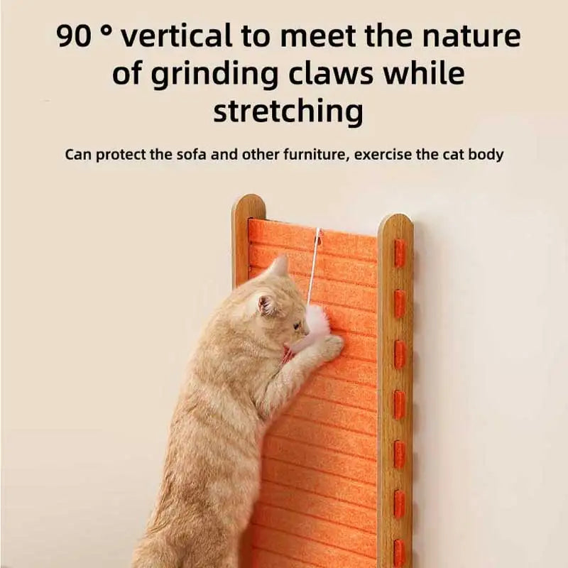 Cat Wall Shelf Prevent Damage To Furniture Scratching Post Cat Bed
