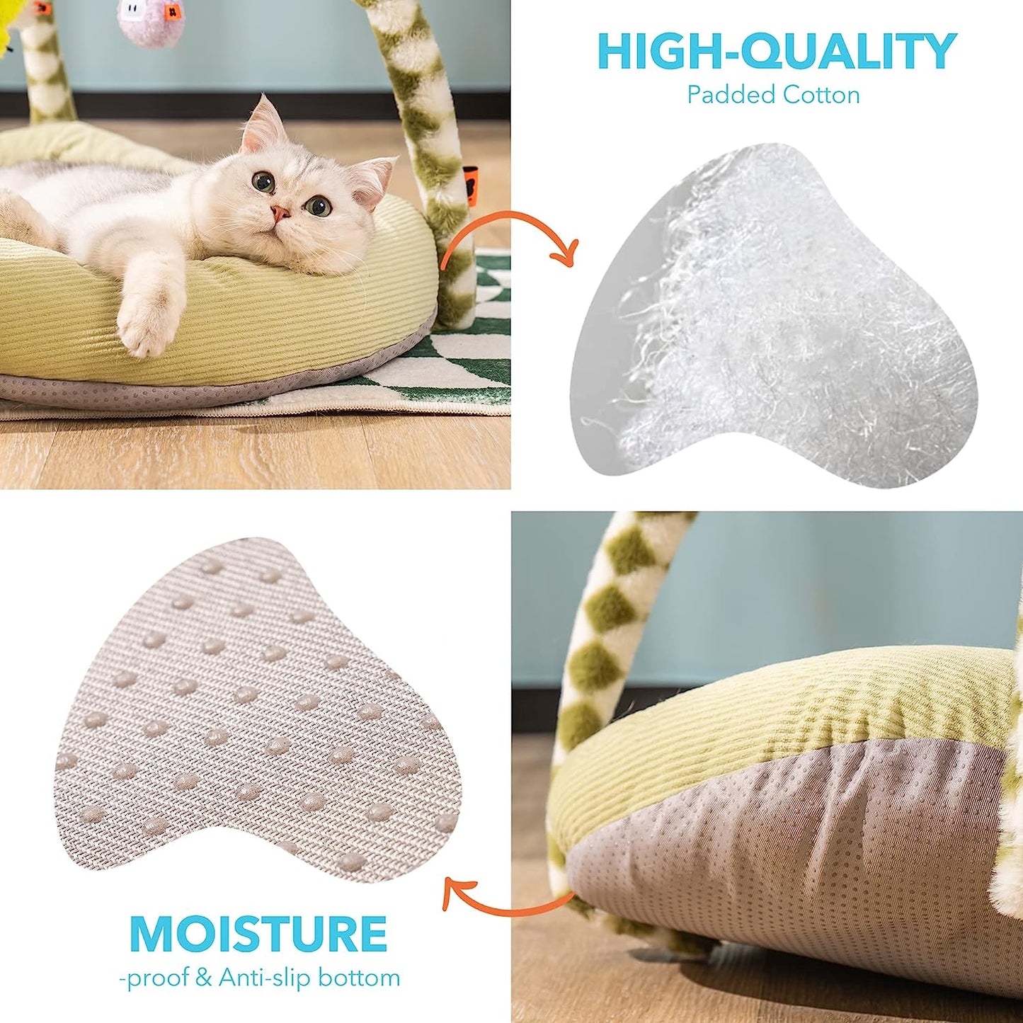 Soft Breathable Cat Beds  For All Seasons