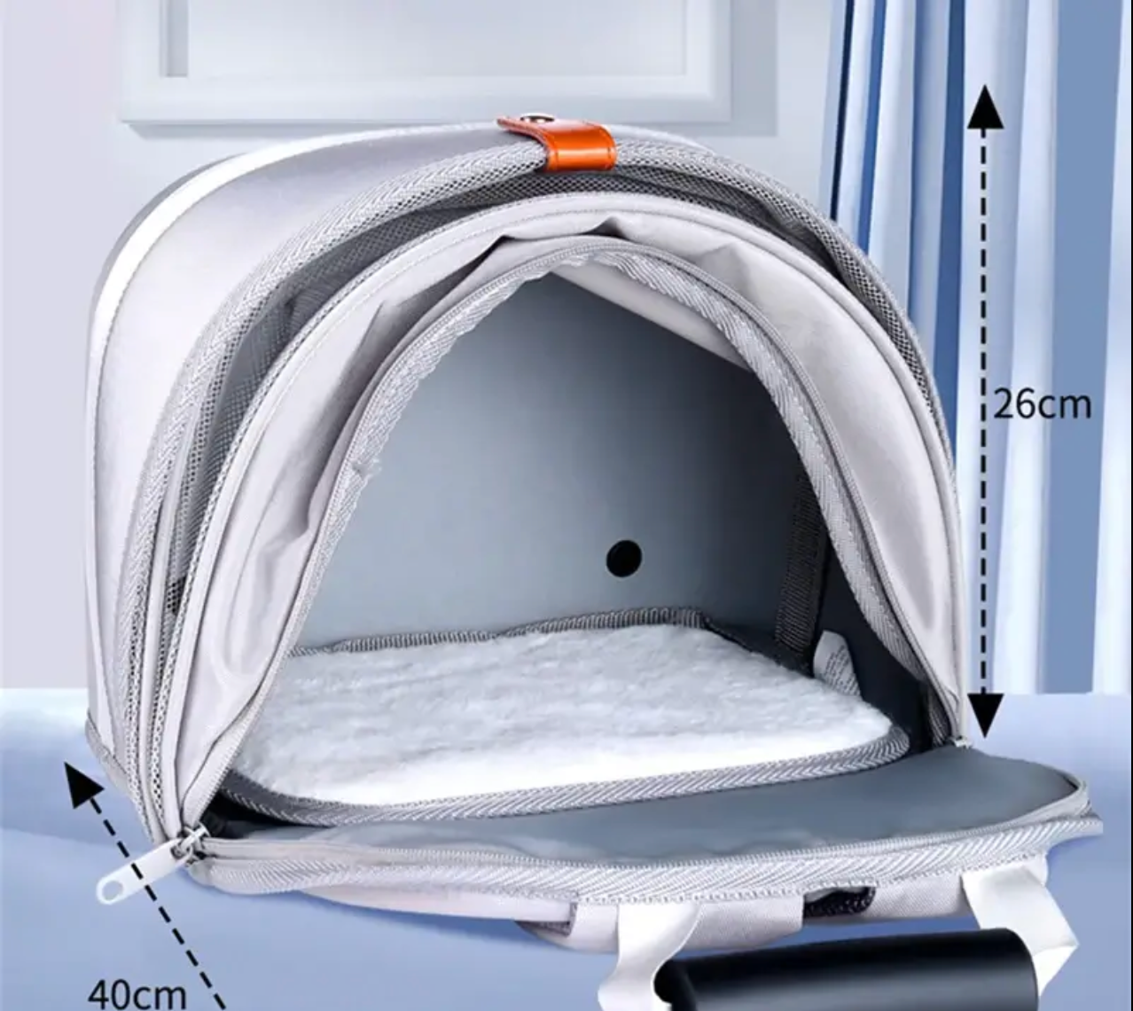 Petseek Large Capacity Portable Basket Backpack