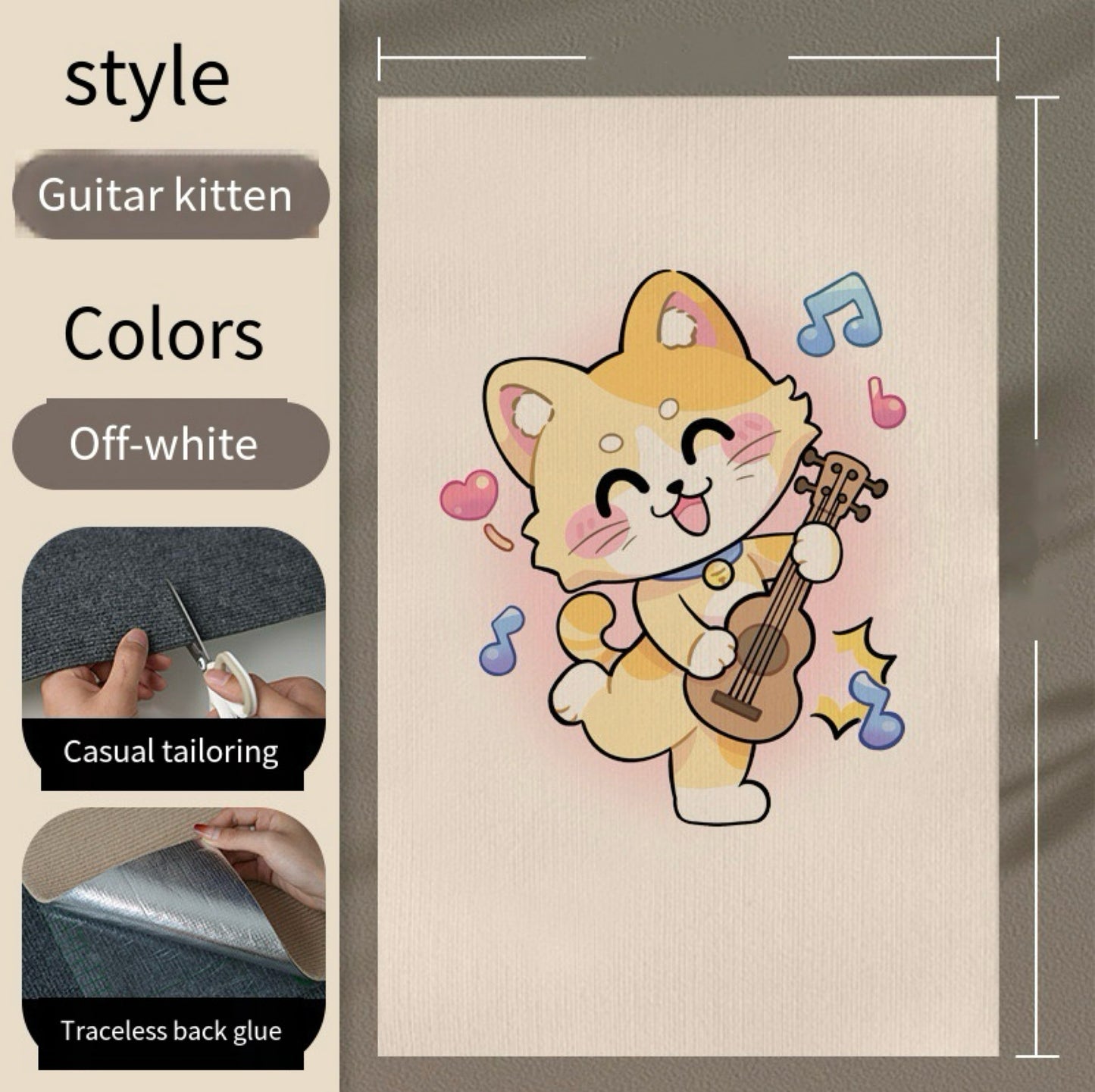 Self-Adhesive Carpet Mat Cat Climbing Wall,Cat Scratching Post