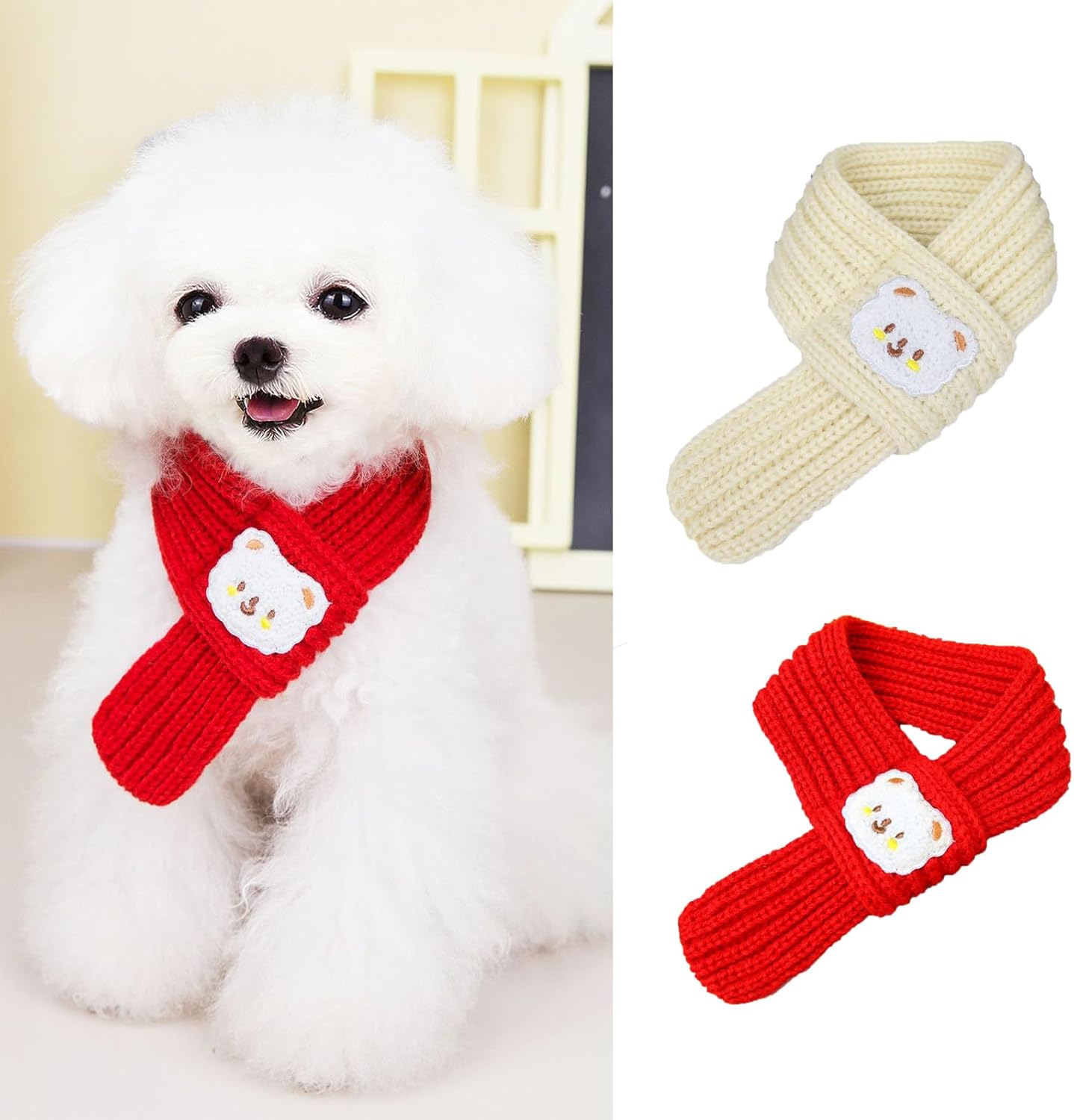Pet Christmas Scarf New Year Warm Scarf