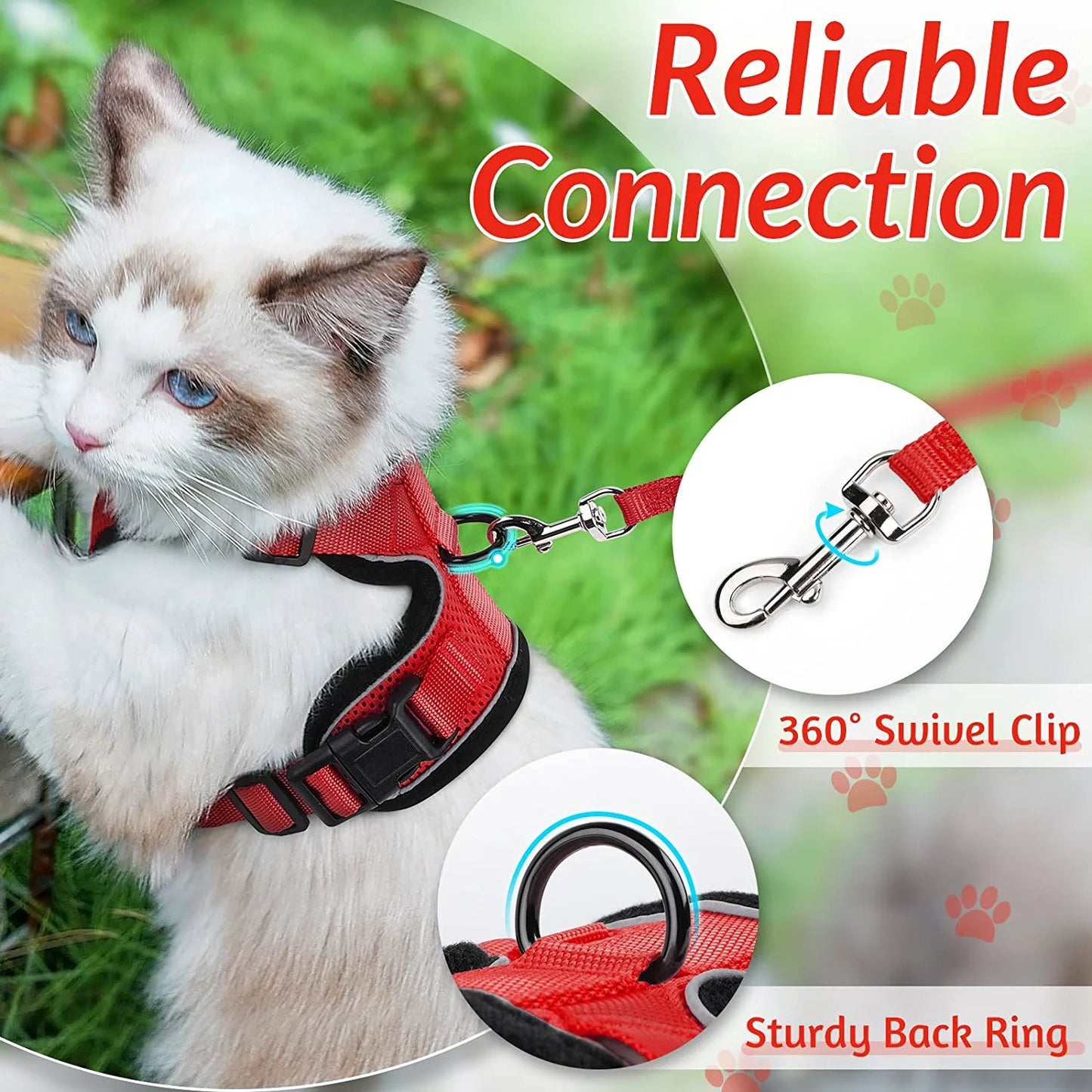 Cat Adjustable Strips Vest