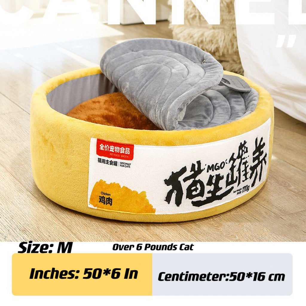 Cat Nest Canned Shape Cat House Cat Sofa Bed
