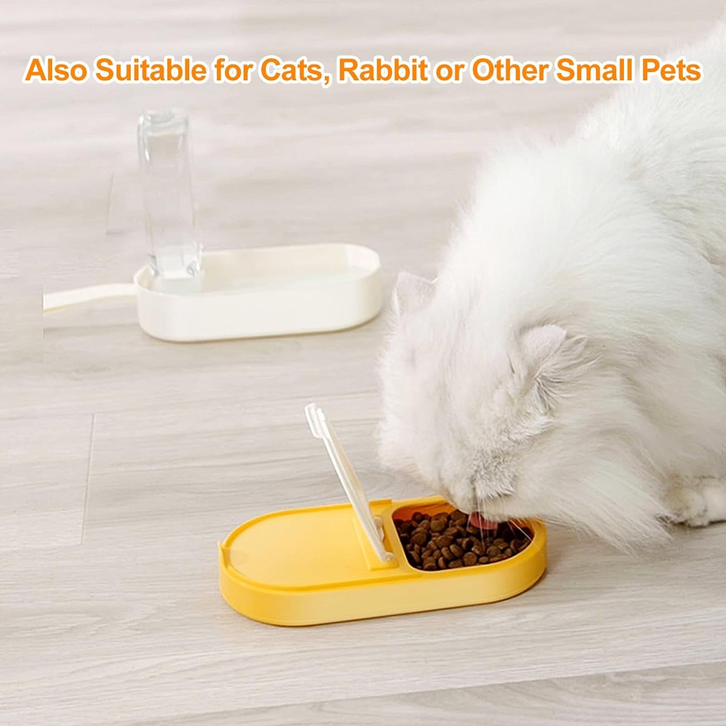 Pet Bowl 2-in-1 Water Bottle  Food Container