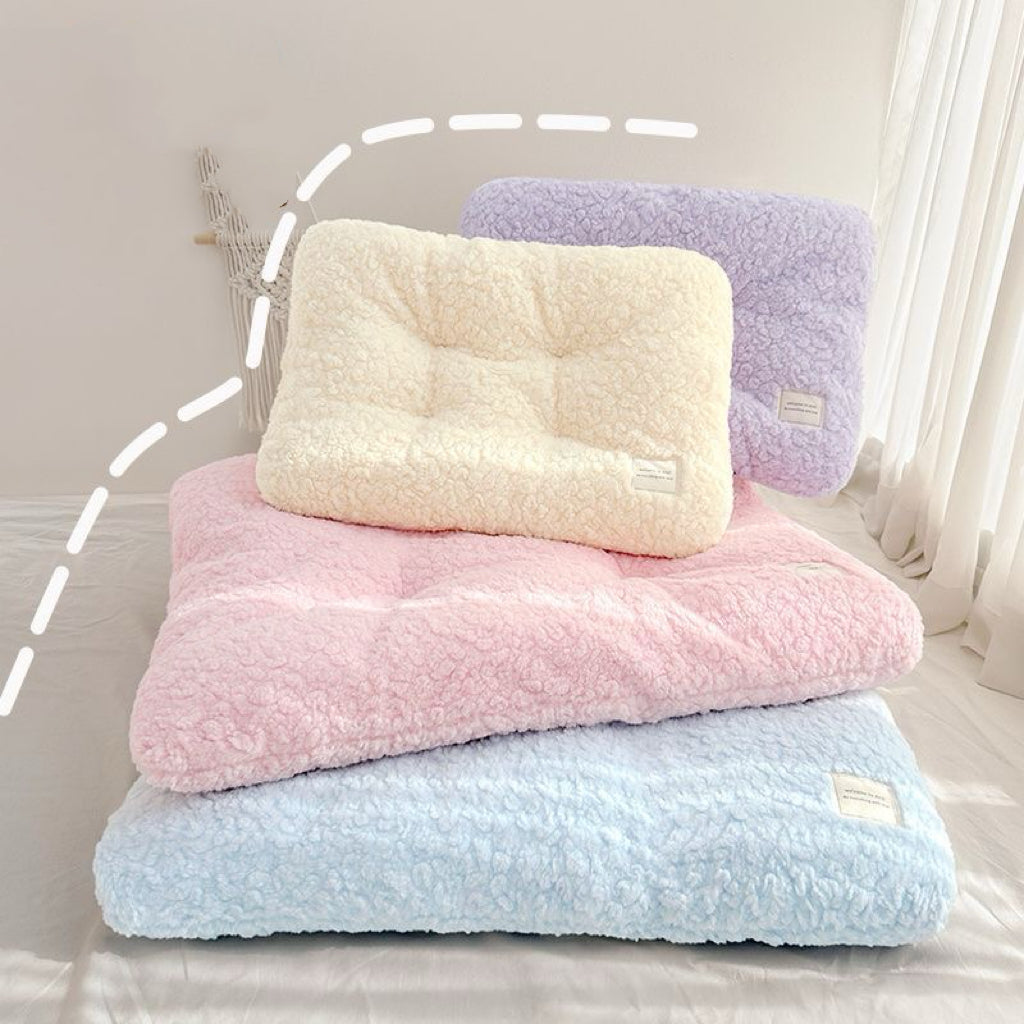 Washable Dog Bed Deluxe Plush Dog Crate Beds