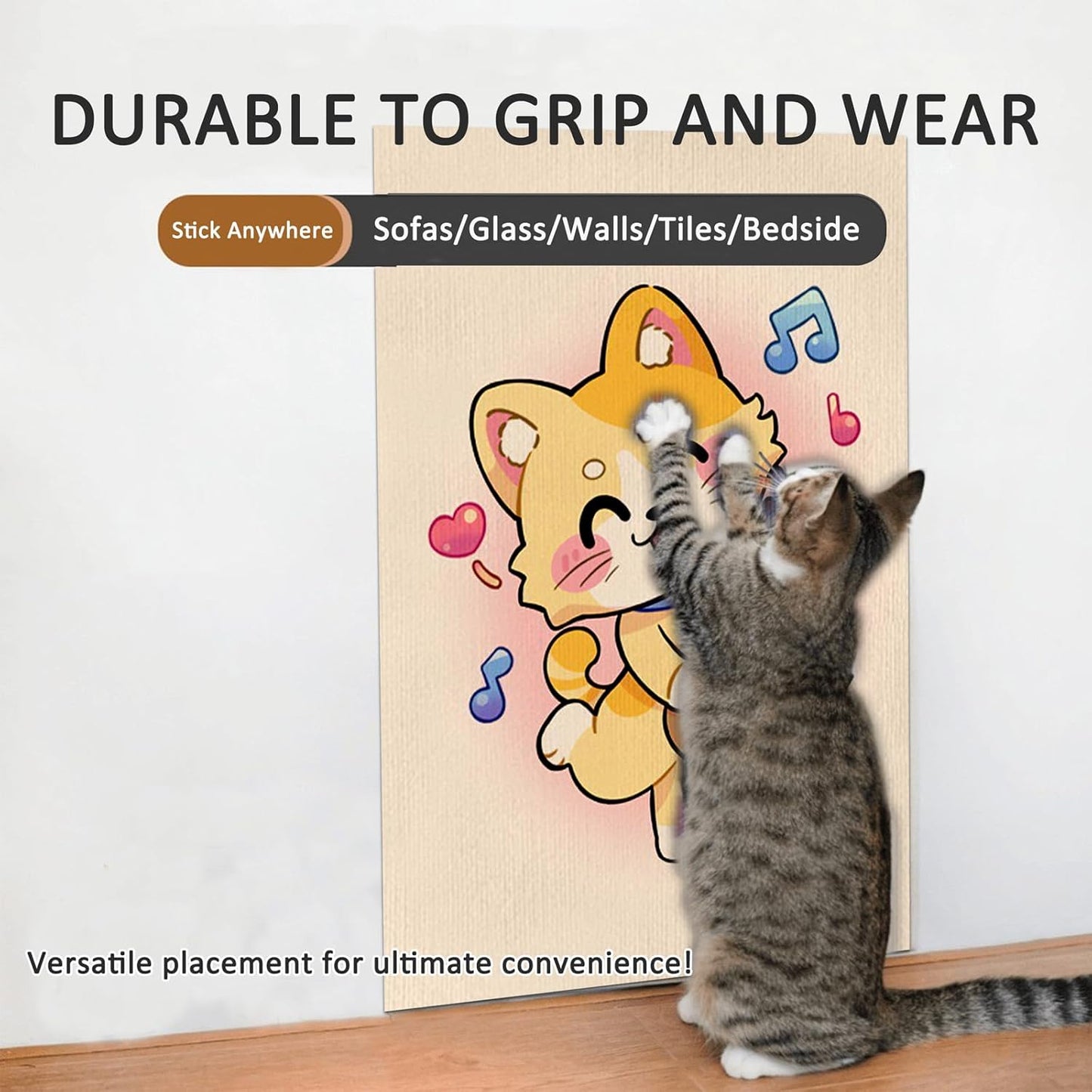 Self-Adhesive Carpet Mat Cat Climbing Wall,Cat Scratching Post