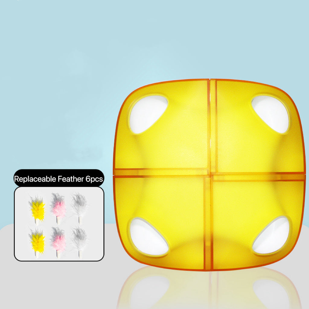 Electric Feather Moving Cat Toy Motion Activated USB Rechargeable