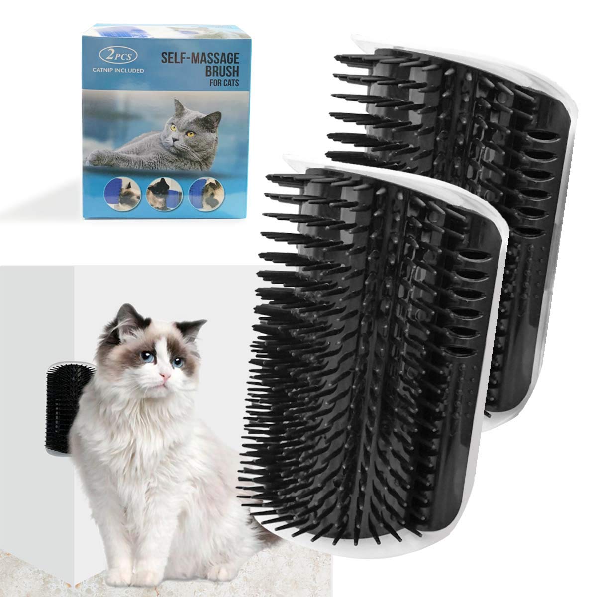 Softer Self Groomer Wall Corner Massage Comb