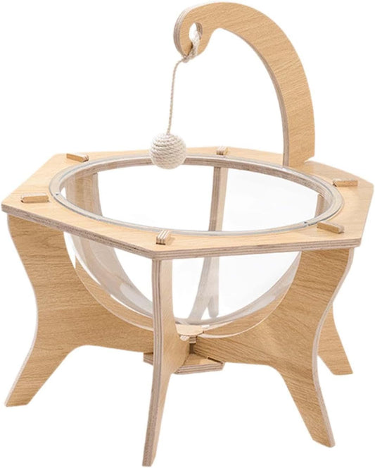 Space Capsule Cat Bed for Indoor Cats Small Pets Bed Lounging Universal Scratcher Toy Kitty Bed Kitten Nest for Kitten Kitty