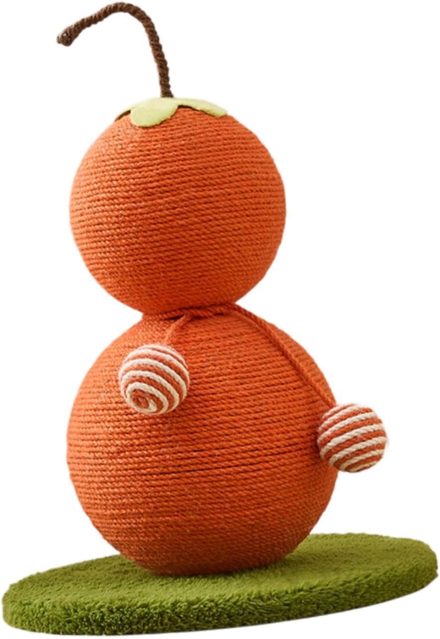 Cat Scratcher Pad Bed Activity Center Furniture Protector Cat Scratching Board Kitten Scratching Pad for Indoor Cats Resting, Orange