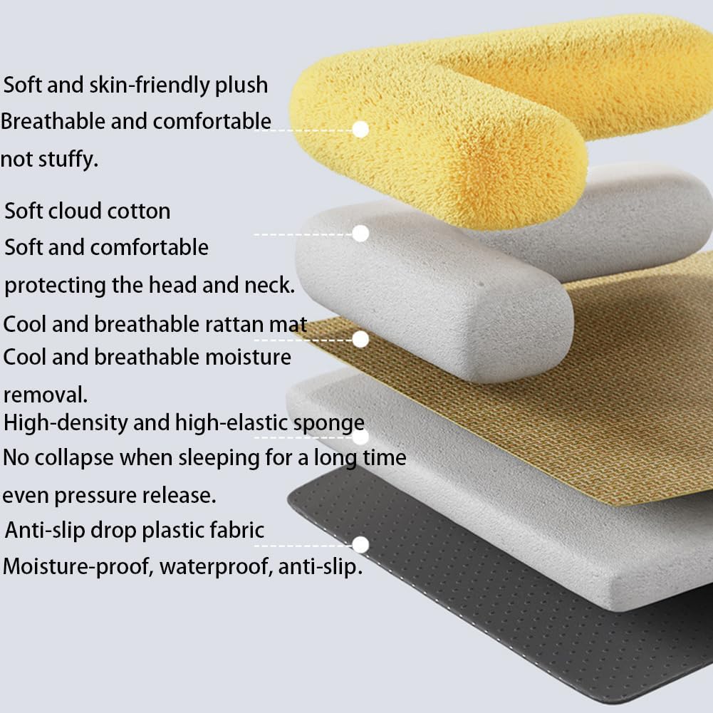 Summer Cooling Pet Mat, Rattan Pad Dog Bed, Square Cooling Mat, Pet ice Rattan nest, Dog Bed Summer Pad, Sleeping, for Large Medium Small Dogs Cats,M