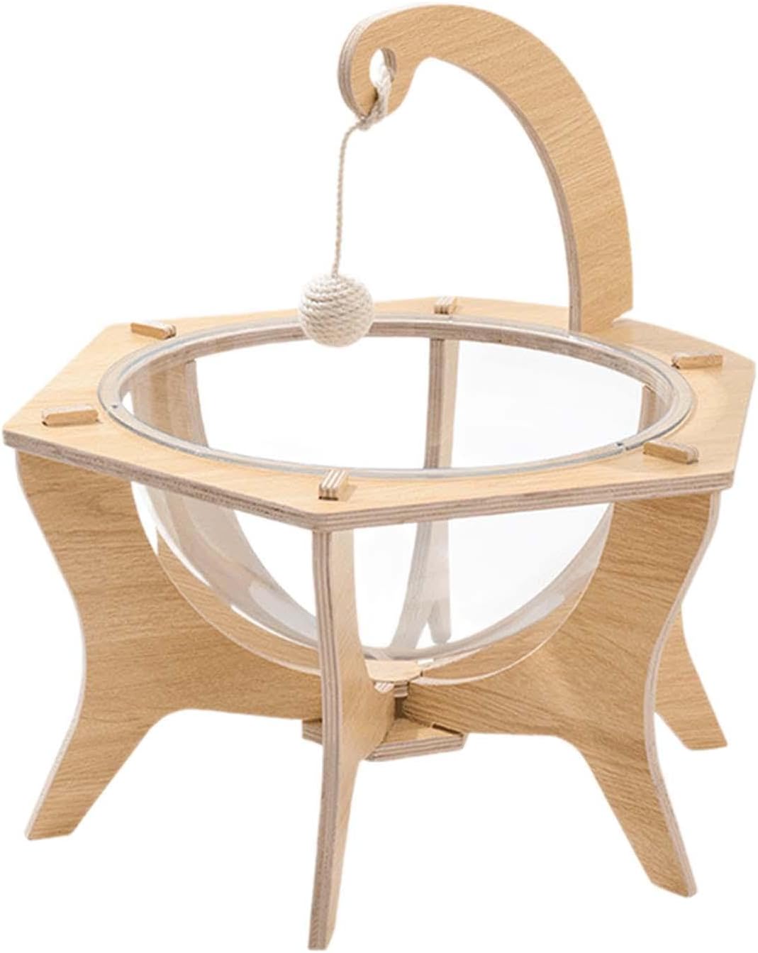 Space Capsule Cat Bed for Indoor Cats Small Pets Bed Lounging Universal Scratcher Toy Kitty Bed Kitten Nest for Kitten Kitty