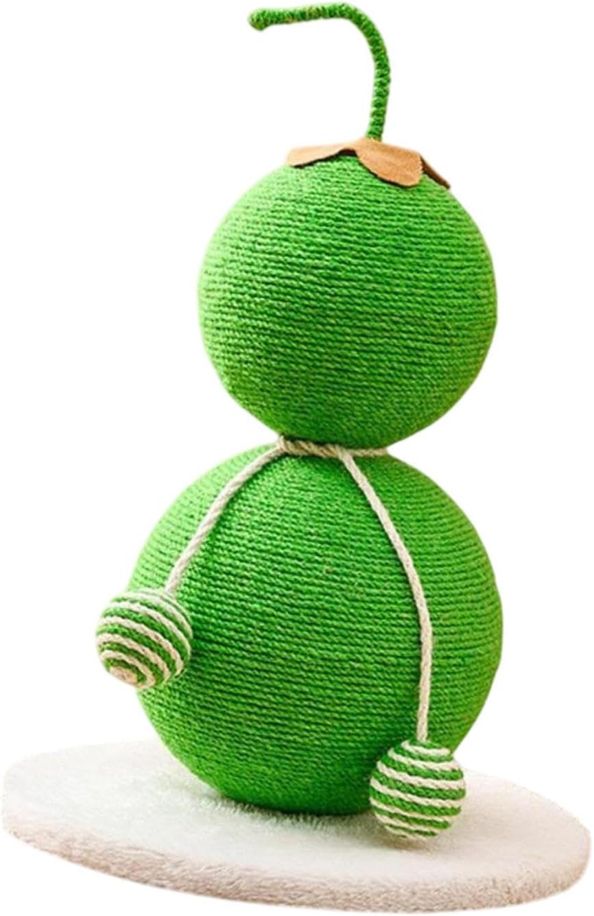 Cat Scratcher Pad Bed Activity Center Furniture Protector Cat Scratching Board Kitten Scratching Pad for Indoor Cats Resting, Orange