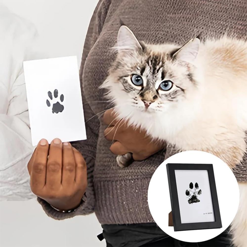 Pet Paw Printing Kit,Inkless Hand and Footprint Kit,Ink Pad for Baby Hand and Footprints