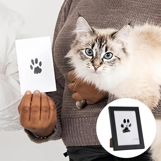 Pet Paw Printing Kit,Inkless Hand and Footprint Kit,Ink Pad for Baby Hand and Footprints