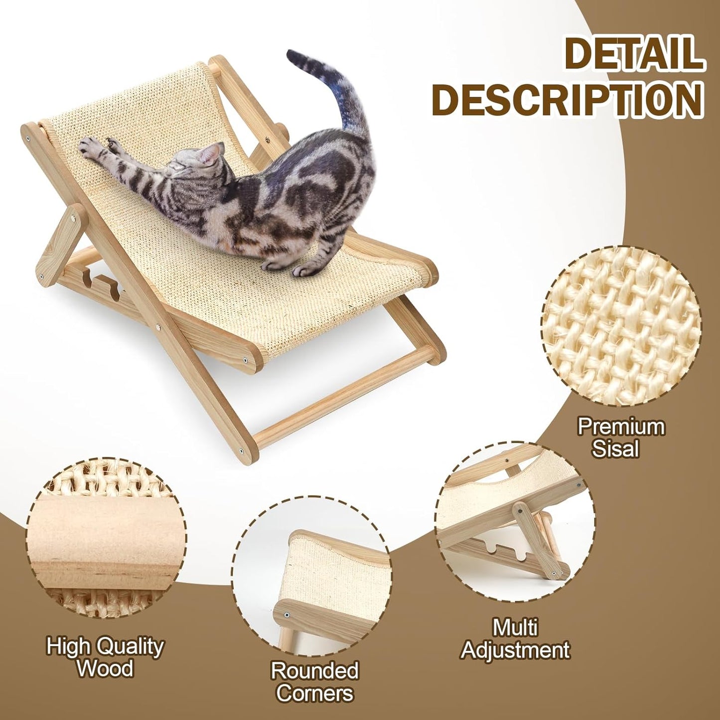 Cat Sisal Chair Rocking Chair