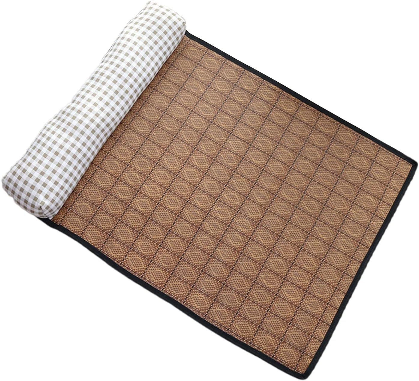 Pet Cooling Mat Pet Non-Slip Blanket Rattan Weaving Mat For Summer
