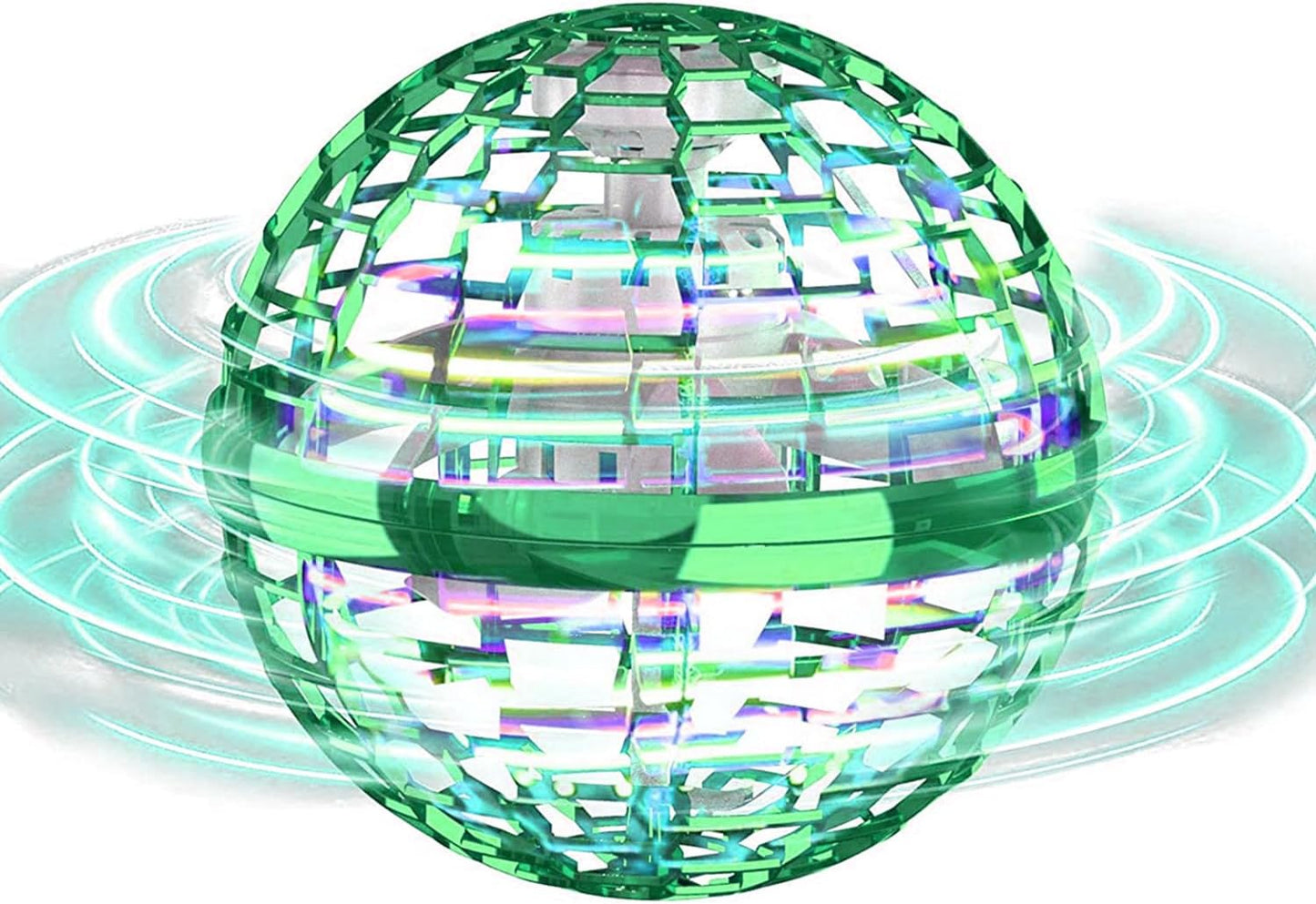 Flying Orb Ball Toys,Hand Operated Drones for Kids,Cool Gadgets Light Up Cosmic Globe Spinning Glow in The Dark,Christmas Birthday Gift Ideas Toys for Teen Girls Age 6 7 8 9 10+