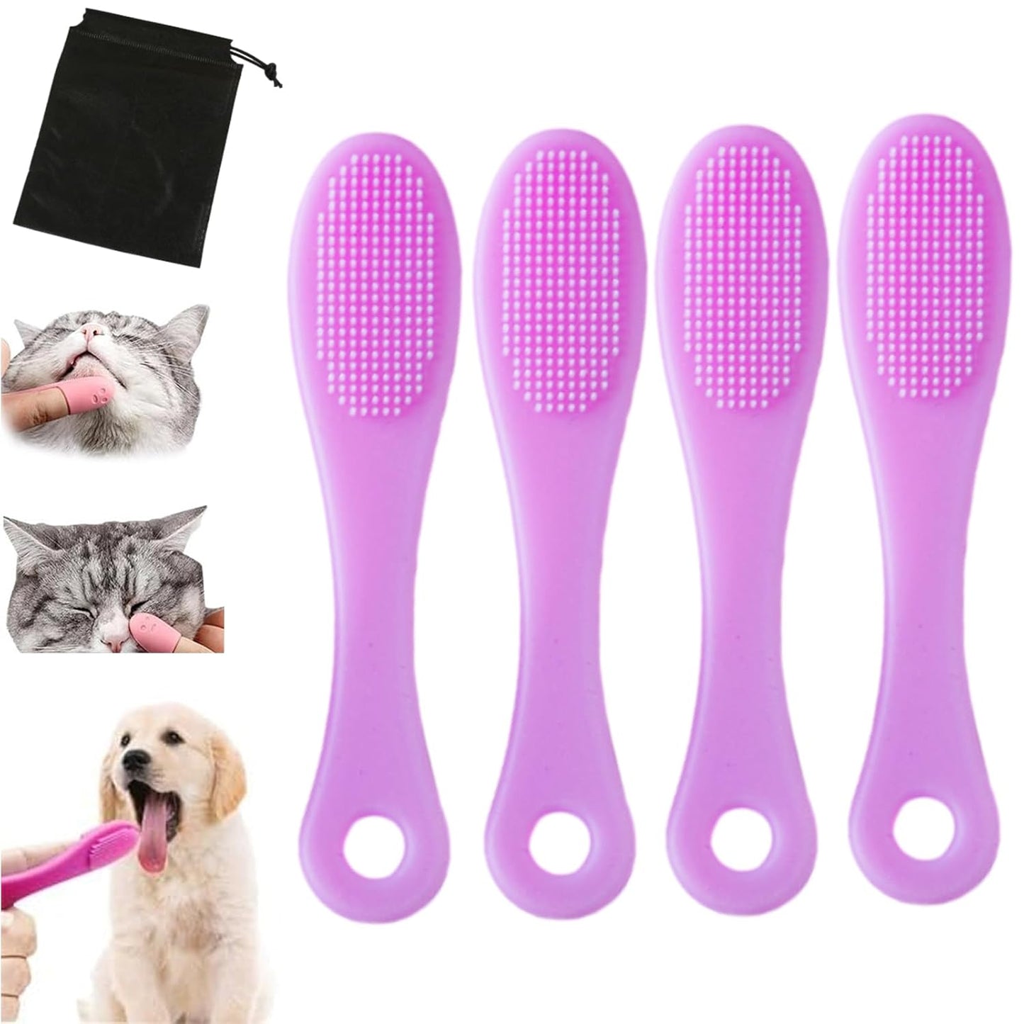 Silicone Cat Scrubber for Chin, Cat Chin Brush