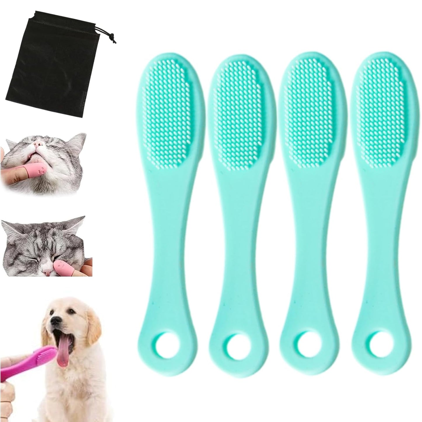 Silicone Cat Scrubber for Chin, Cat Chin Brush
