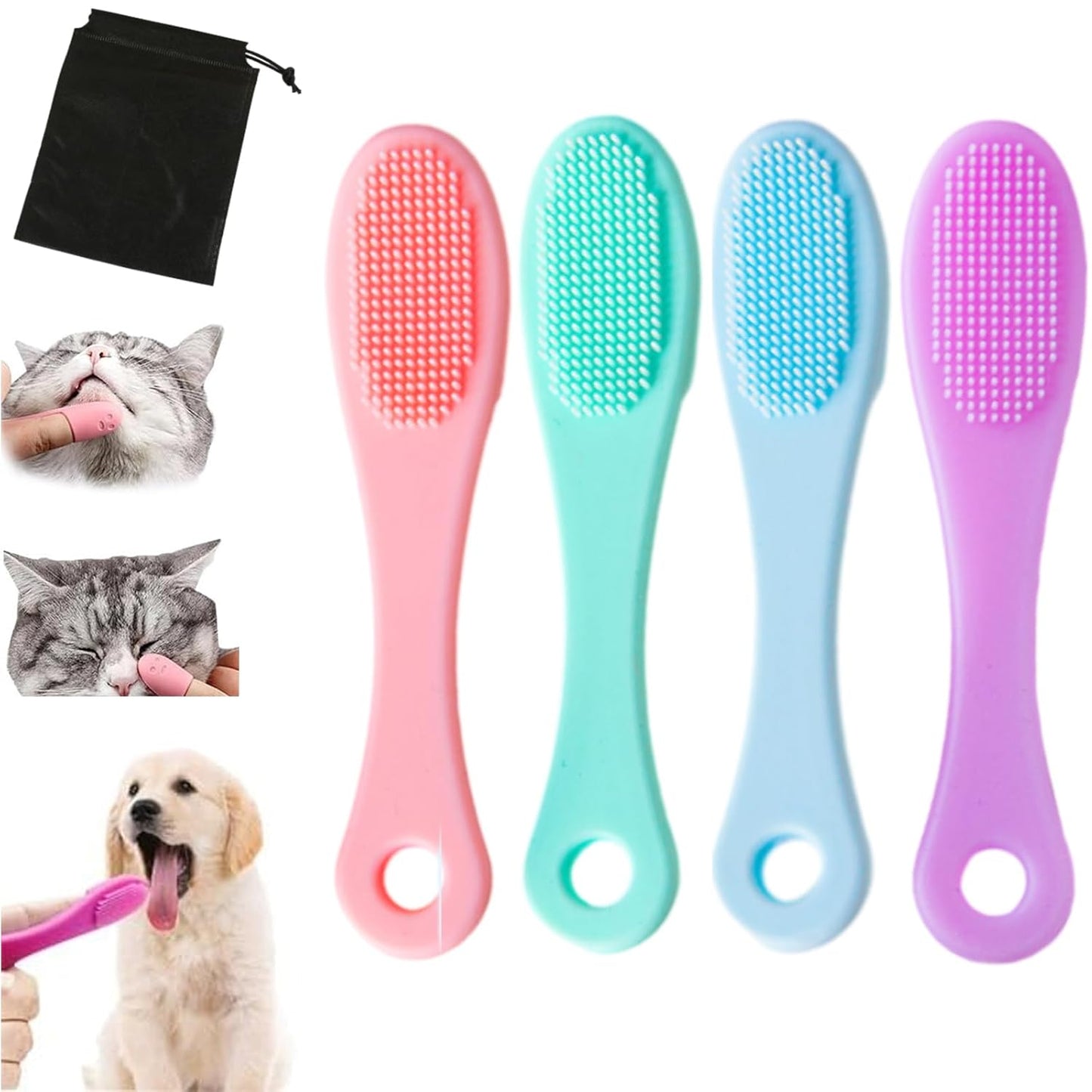 Silicone Cat Scrubber for Chin, Cat Chin Brush
