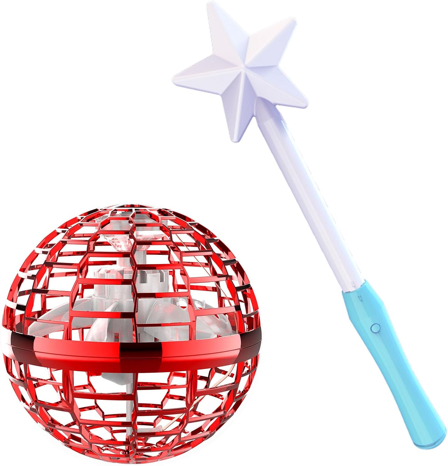 Flying Orb Ball Toys,Hand Operated Drones for Kids,Cool Gadgets Light Up Cosmic Globe Spinning Glow in The Dark,Christmas Birthday Gift Ideas Toys for Teen Girls Age 6 7 8 9 10+