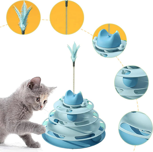 Cats Turntable Circle Track Toys
