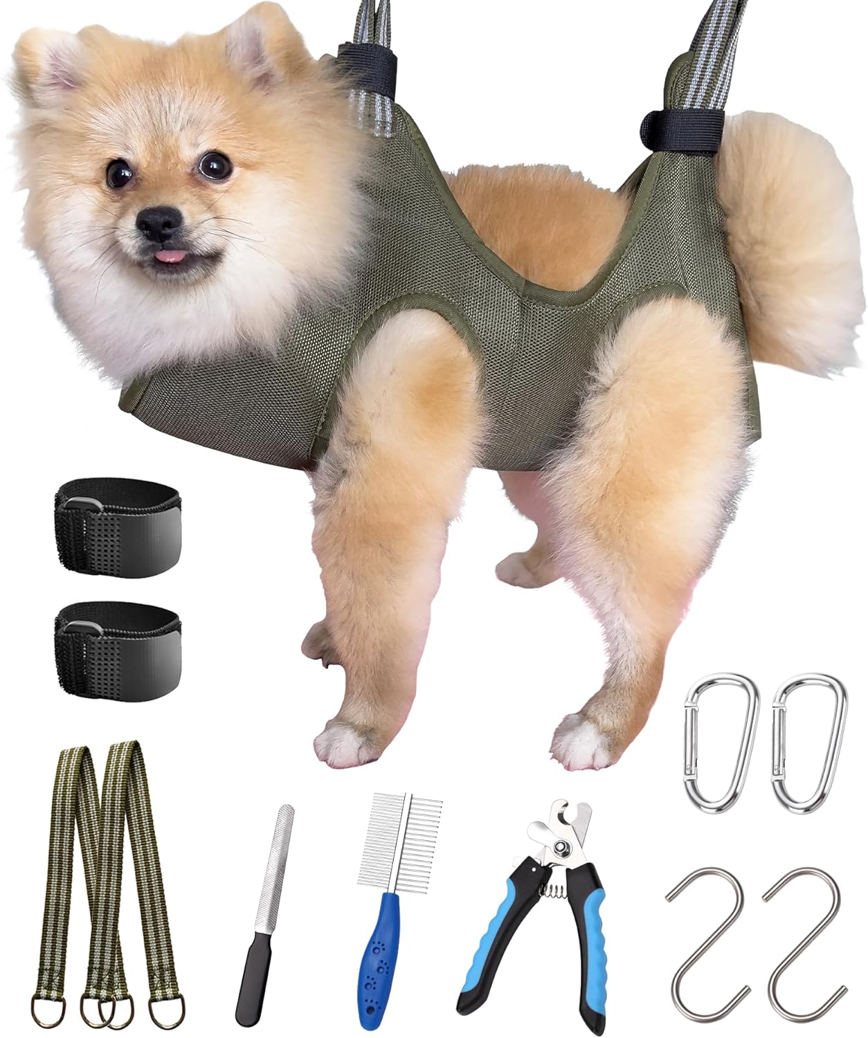 Pet Grooming Hammock Harness