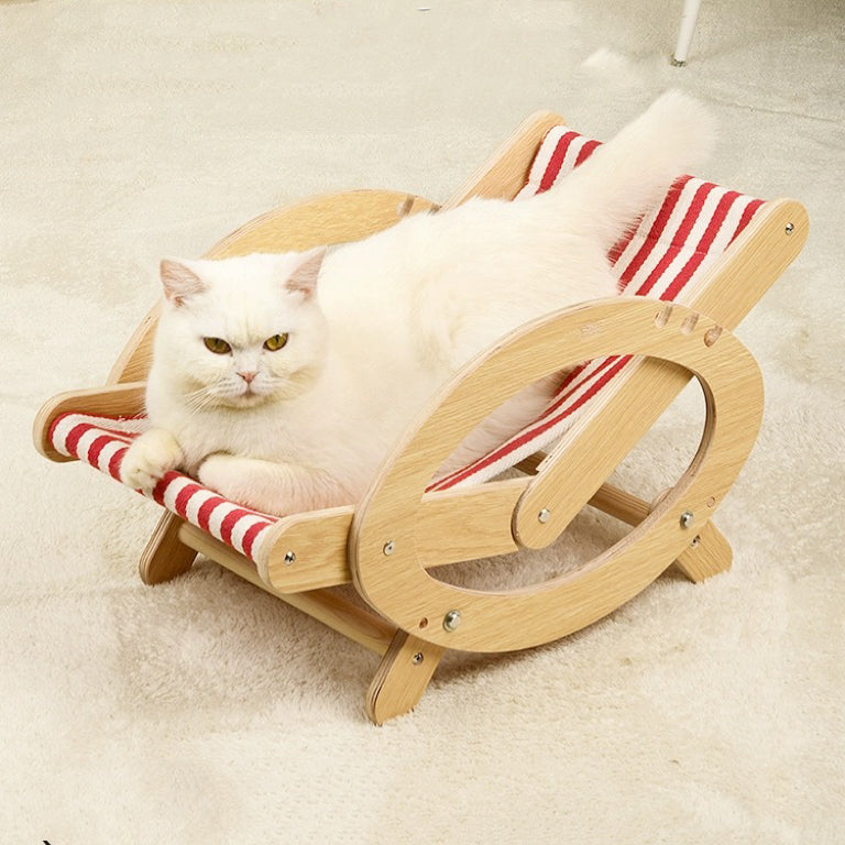 Cat & Dog Hammock Bed Pet Lounge Chair  Adjustment Pet Rocking Chair