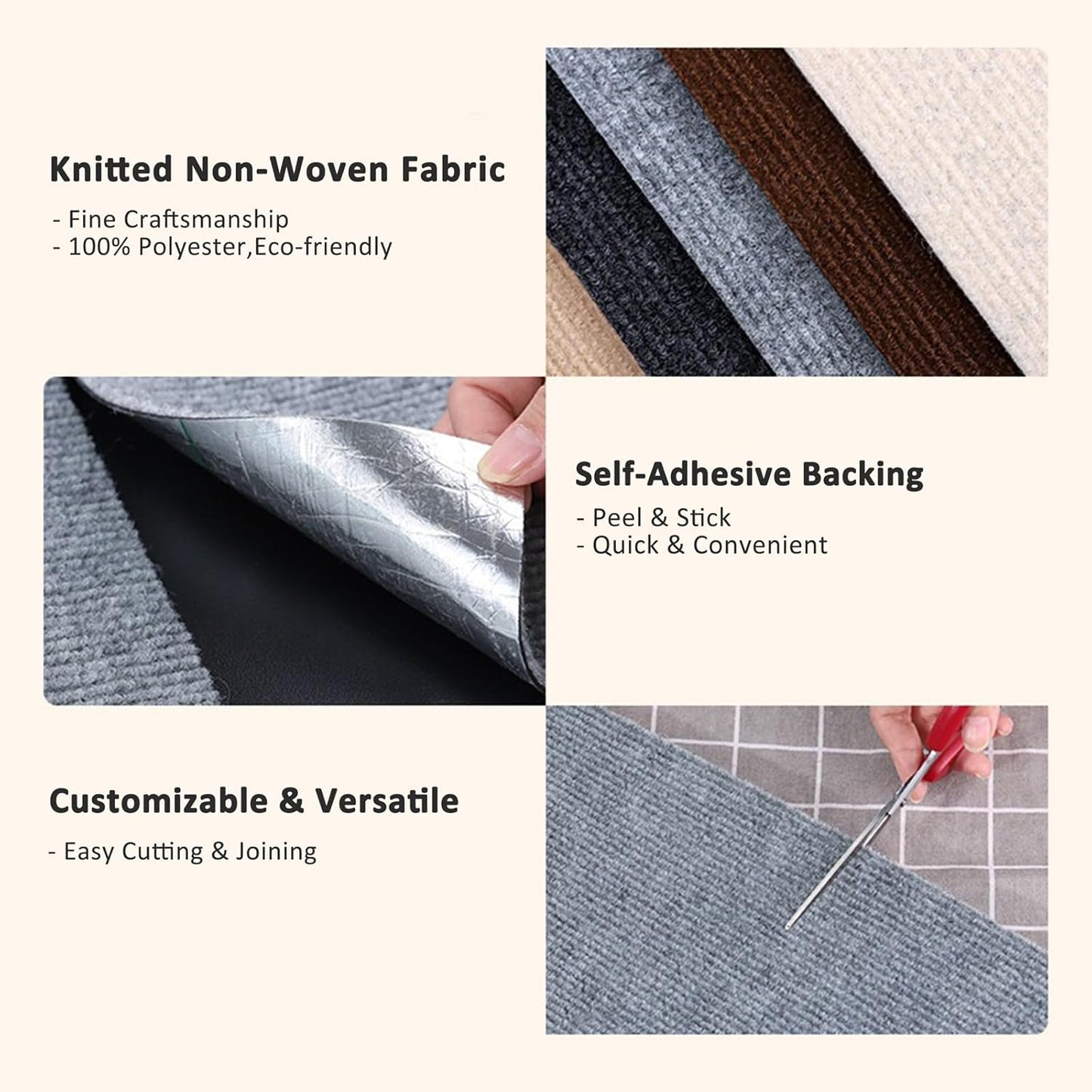 Self-Adhesive Carpet Mat Cat Climbing Wall,Cat Scratching Post