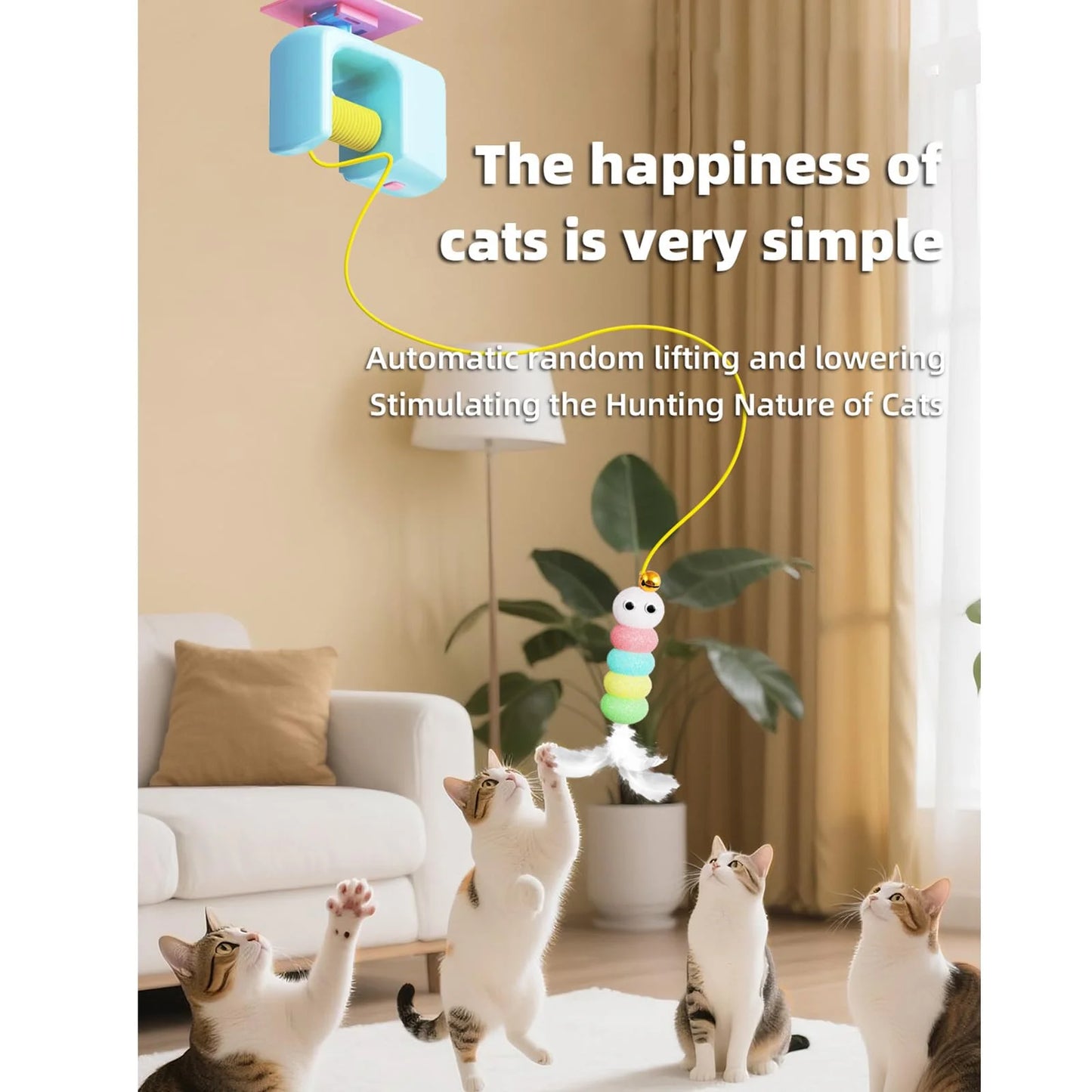 Automatic Electric Flying Bird Cat Toy for Hunt