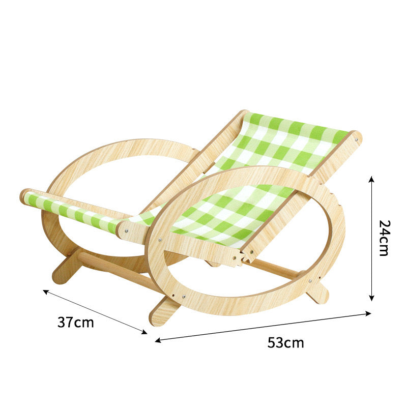 Cat & Dog Hammock Bed Pet Lounge Chair  Adjustment Pet Rocking Chair