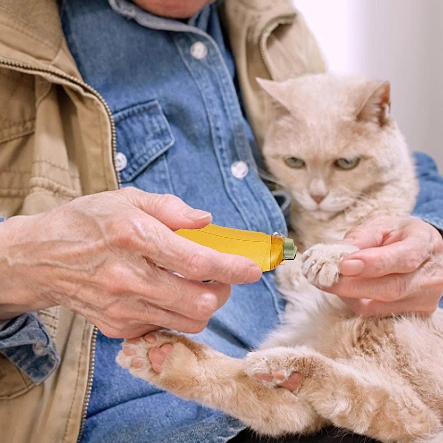 Rechargeable Electric Pet Nail Grinder & Trimmer
