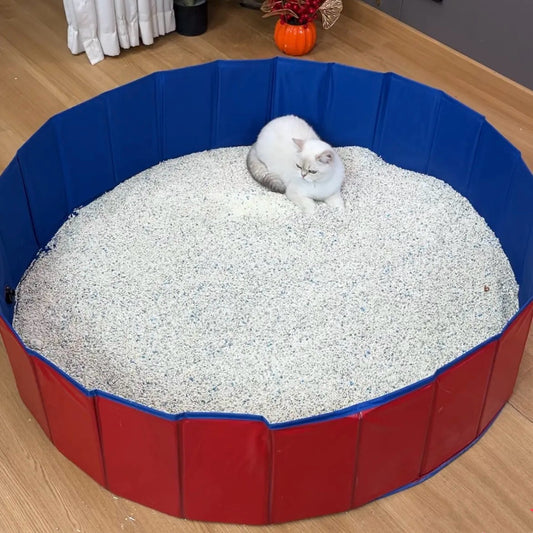 Extra-Tough PVC  Portable Foldable Waterproof Cats litter Box