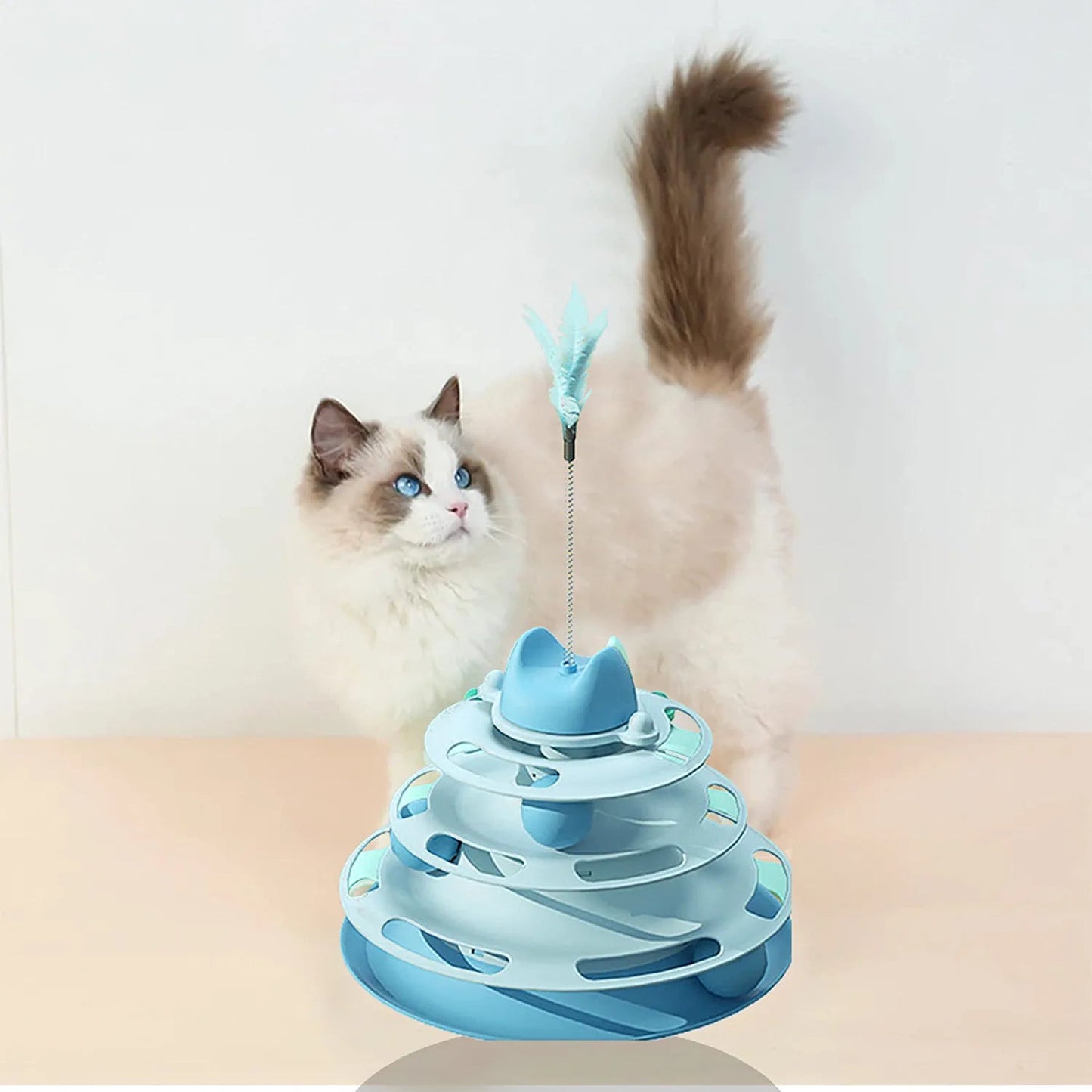 Cats Turntable Circle Track Toys