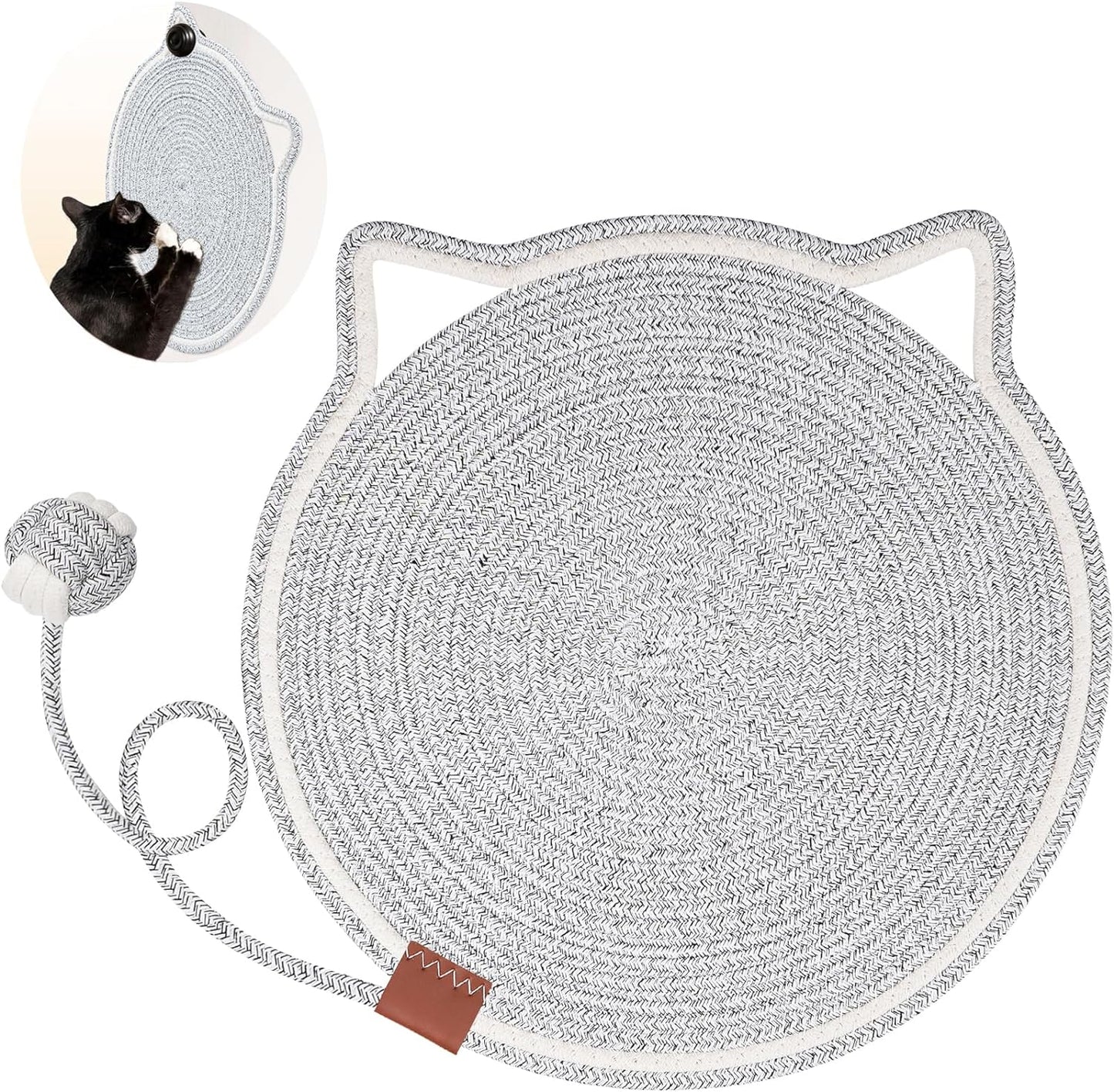 Cotton Rope Cat Scratch Mat Water-Resistant