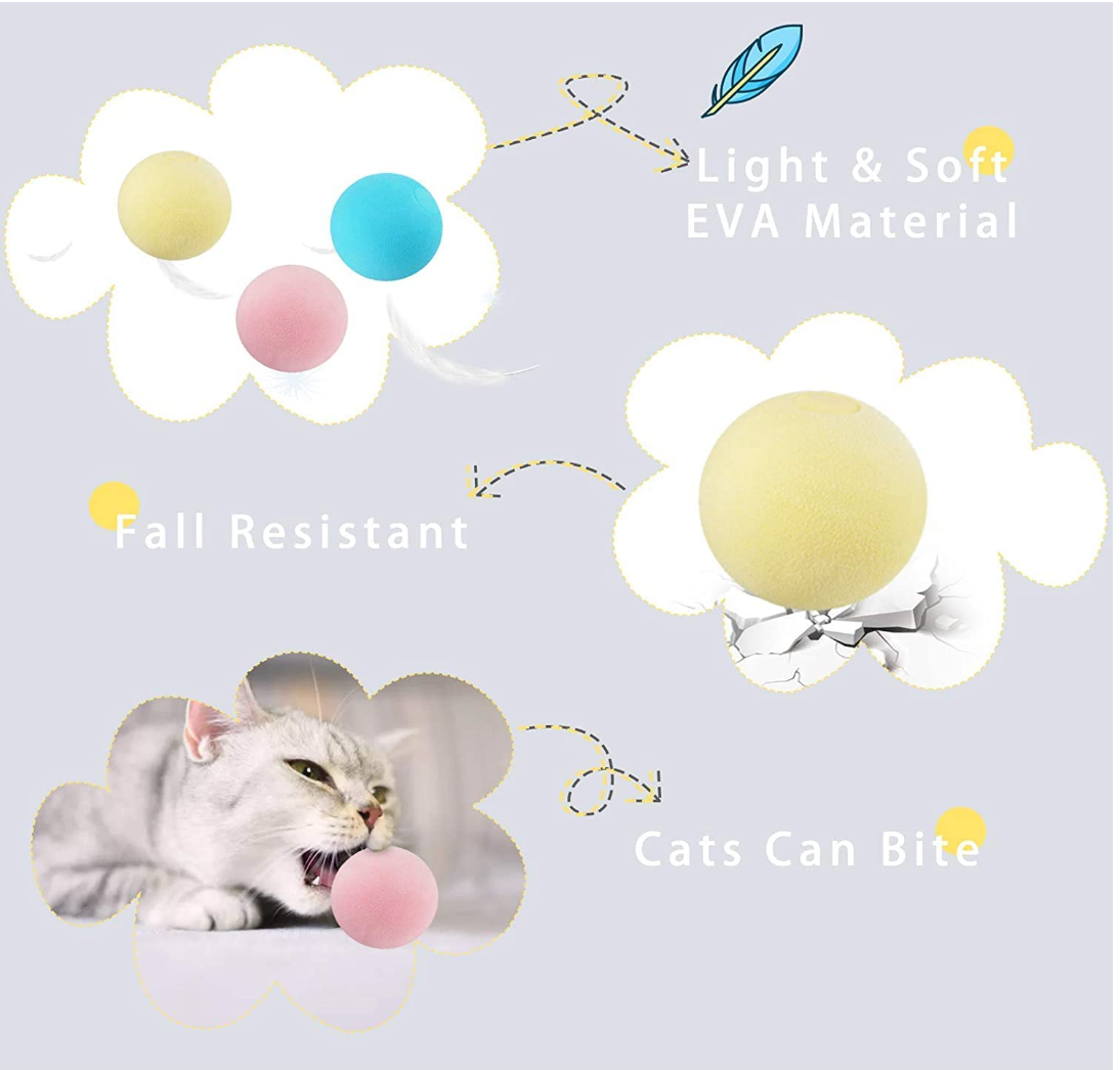Cat toy ball with sounds