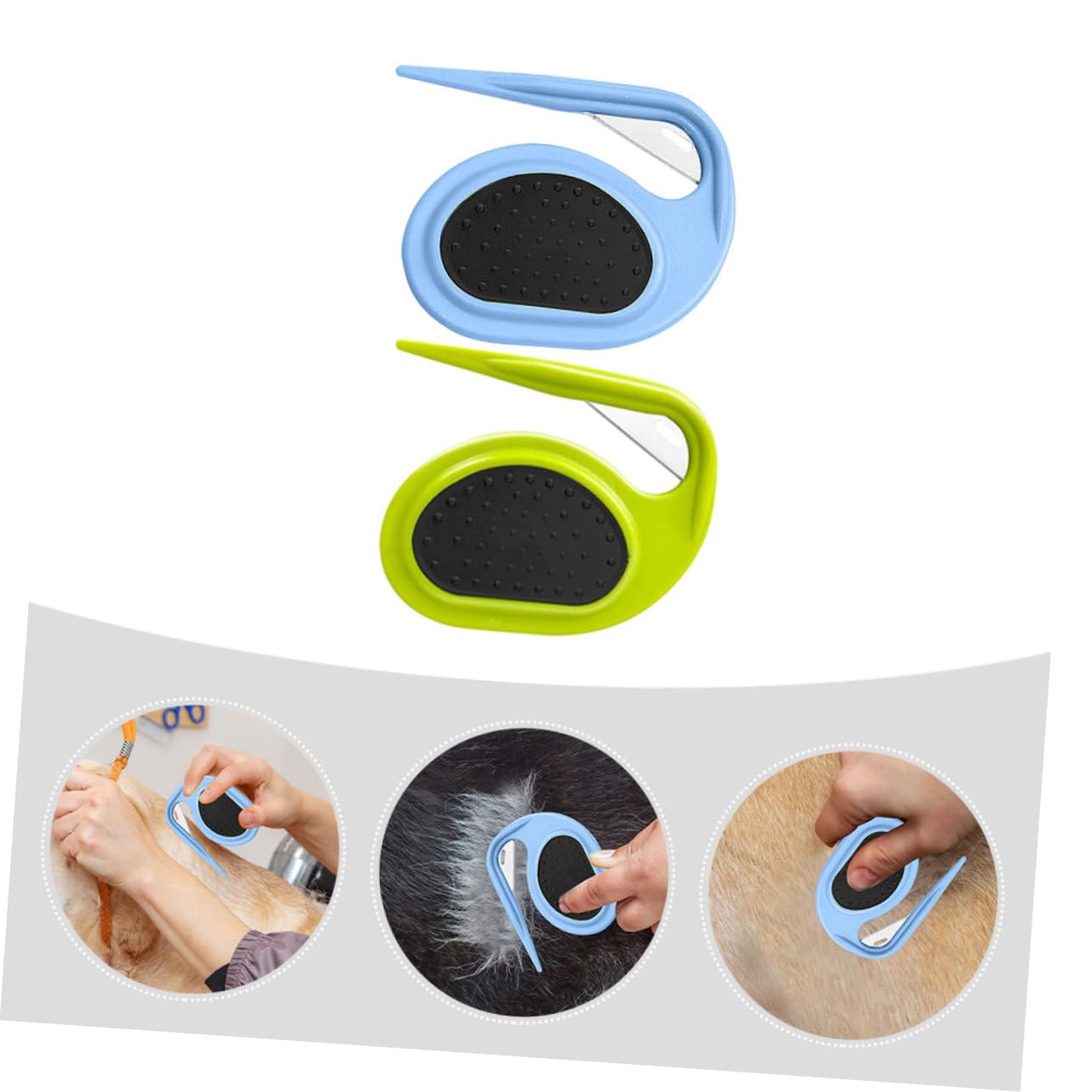 2pcs Knotting Comb Pet Grooming Tool