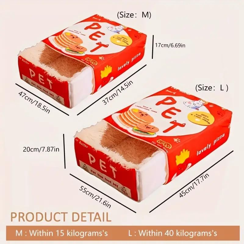 Pet House with Soft PP Cotton Cat Bed